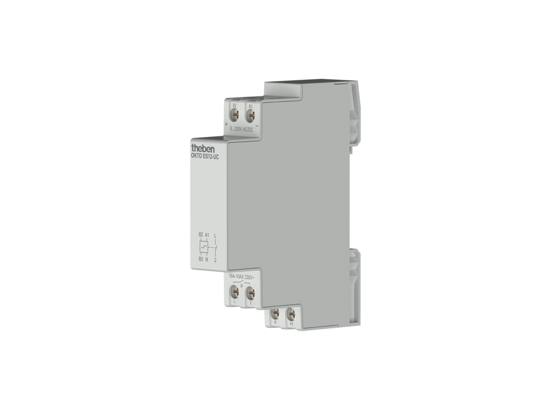 Theben, OKTO ES12-UC, Elektronischer Stromstoßschalter mit 1 Kanal/Kontakt (Schließer).
