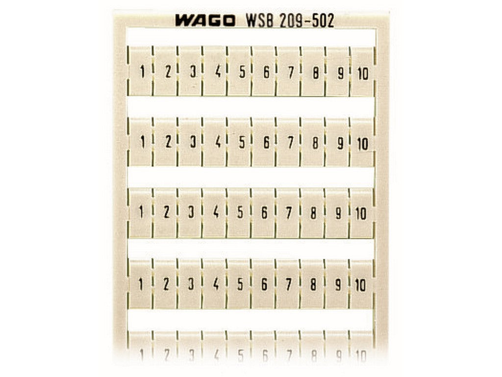 WAGO 209-502 WMB-Beschriftungskarte