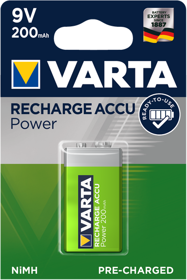  Recharge Accu Power Baterie von Varta. 