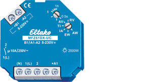 Eltako  Analog einstellb. Multifunktions-Zeitrelais UC. 1 Schließer potenzialfrei 10A/250V AC