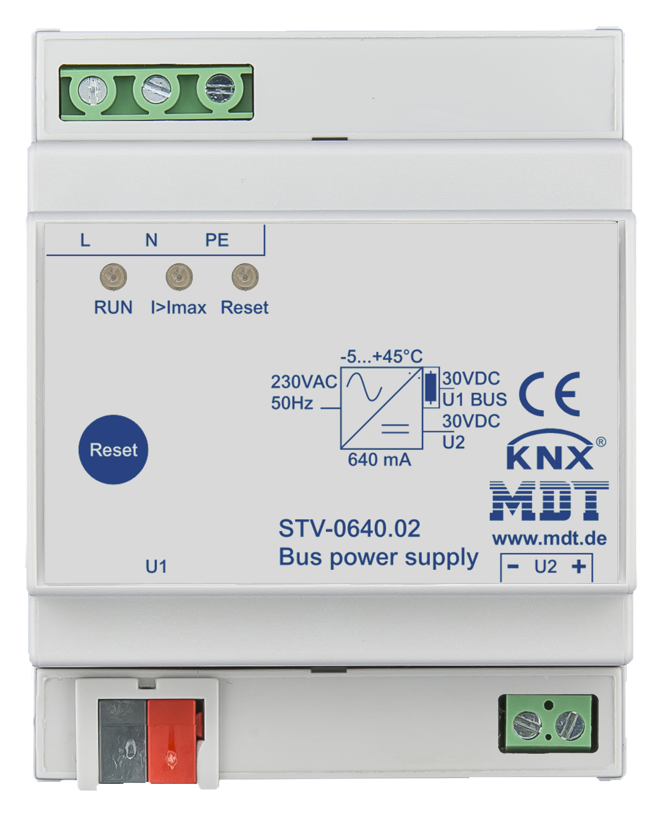 MDT Busspannungsversorgung, 4TE, REG, 640mA