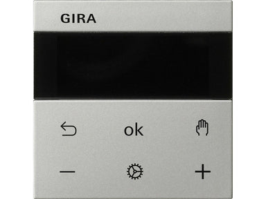 GIRA 5393600 System 3000 Raumtemperaturregler Display, Edelstahl