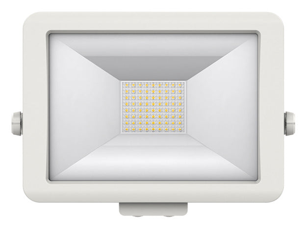 THEBEN 1020687 LED-Strahler für Wandmontage, 50 Watt, weiß theLeda B50L WH