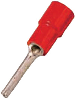 Intercable  Isolierter Stiftkabelschuh DIN 46231, 0,5-1qmm rot