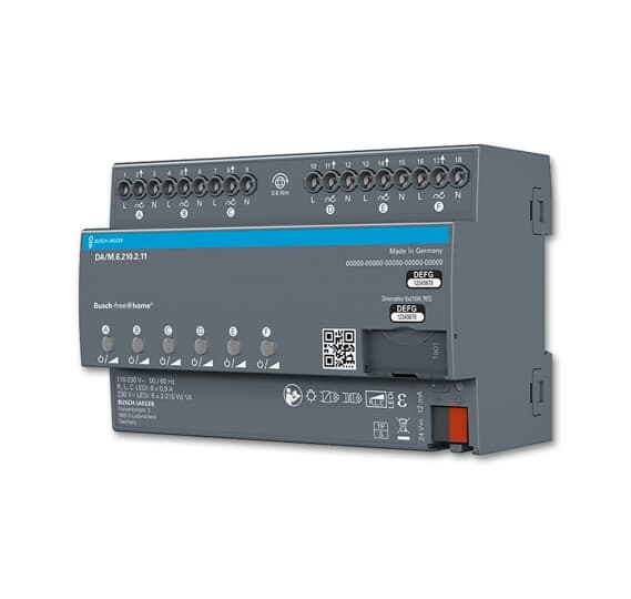 BUSCH-JÄGER Dimmaktor 6-fach für Busch-free@home®