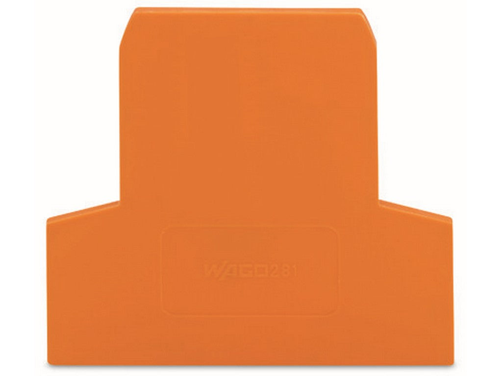 WAGO 281-309 Abschluss- und Zwischenplatte 2,5 mm dick orange