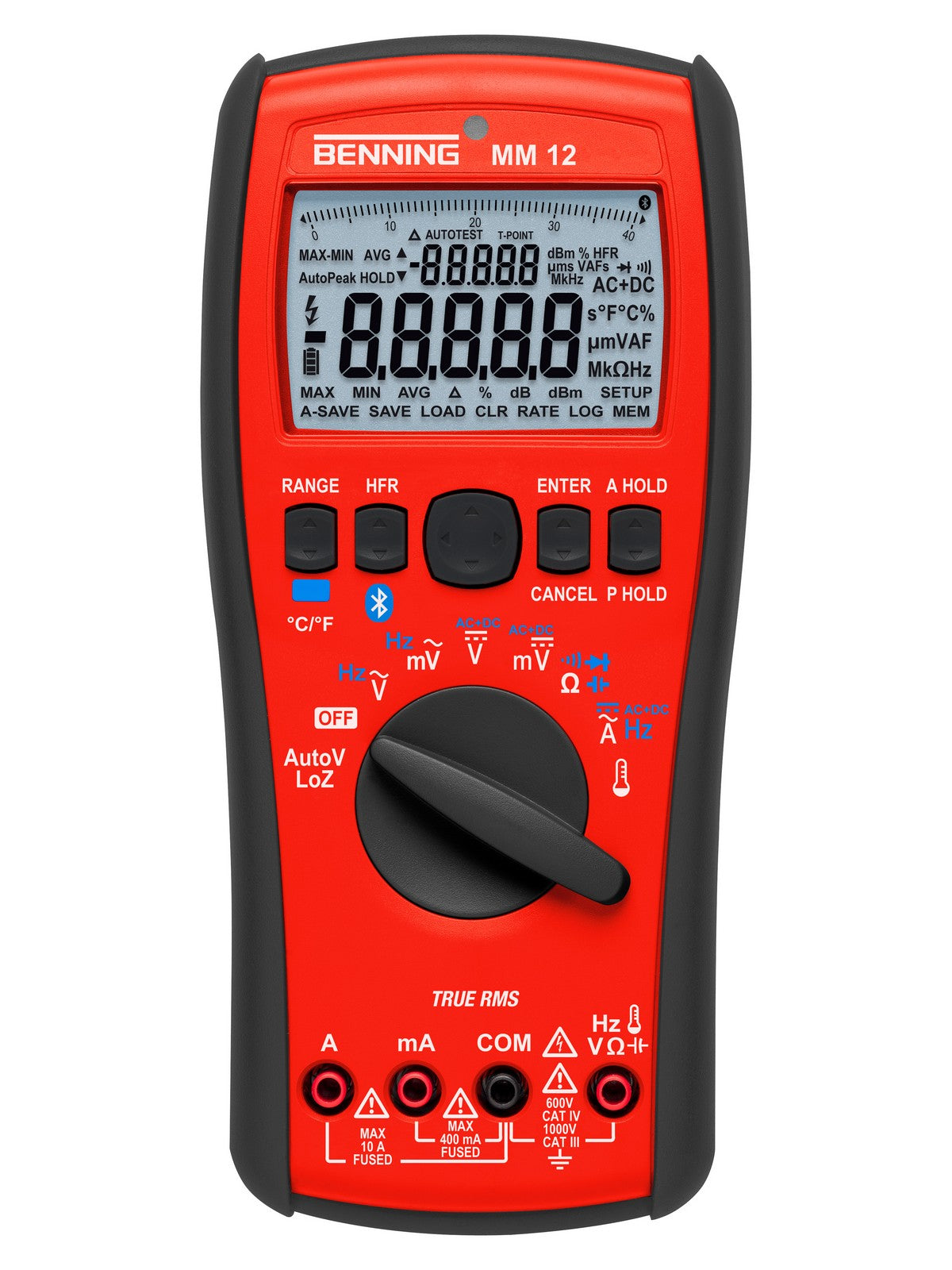 TRUE RMS-Digital-Multimeter mit Logging-Funktion und Bluetooth®-Schnittstelle. Für alle anspruchsvollen Messaufgaben in der Industrie und im Handwerk.