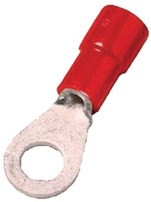 Intercable  Isolierter Quetschkabelschuh nach DIN 46237, 0,5-1qmm M6 rot