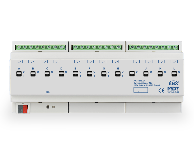 MDT AKI-1216.04 Acturio - Schaltaktor AKI Industrie 12-fach