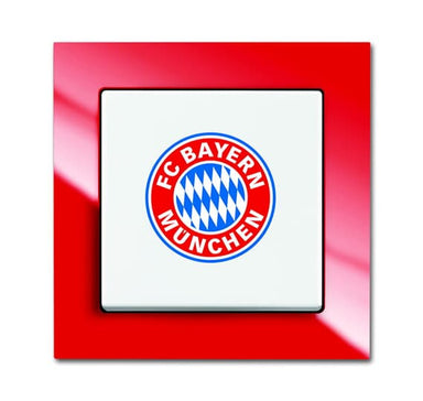 BUSCH-JÄGER Fanschalter FC Bayern München Aus- und Wechselschaltung