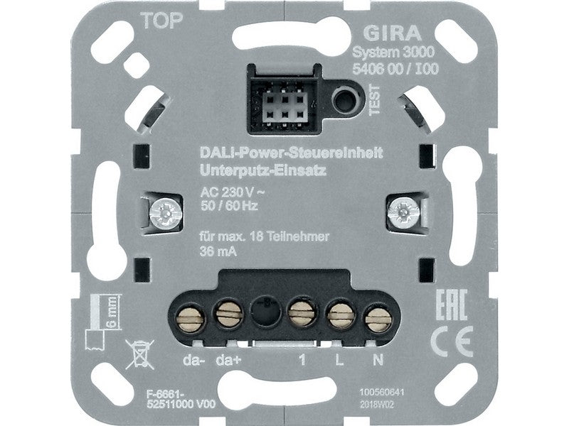 GIRA 540600 S3000 DALI-Power-Steuereinheit Unterputz-Einsatz